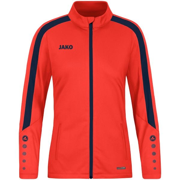 Poliestrowa bluza dresowa Jako Power. Czerwone bluzy damskie JAKO, xl, bez wzorów, z dresówki, bez kaptura. Za 288.50 zł.