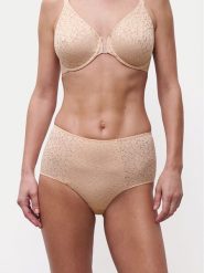 Chantelle Figi klasyczne z wysokim stanem Norah C13F30 Beżowy. Brązowe figi Chantelle, bez wzorów, z syntetyku. Za 159.99 zł.