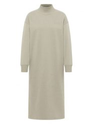 ELBSAND Sukienka dresowa "Roomi" w kolorze beżowym rozmiar: XL. Brązowe sukienki damskie ELBSAND, bez wzorów, z bawełny, bez ramiączek. Za 173.99 zł.