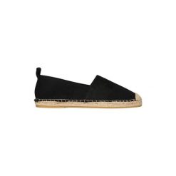Płócienne espadryle damskie Superdry. Czarne espadryle damskie Superdry, bez wzorów, bez obcasa. Za 295.05 zł.
