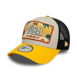 Czapka z daszkiem New Era Licence Plate Los Angeles Trucker. Czapki z daszkiem damskie New Era, bez wzorów. Za 129.99 zł.