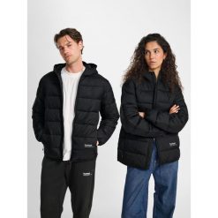 Kurtka Hummel. Czarne kurtki damskie Hummel, na jesień, bez wzorów, z puchu, bez kaptura. Za 343.00 zł.