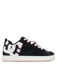 DC Shoes Sneakersy CEOWB-V5-10116 Czarny. Czarne obuwie sportowe damskie DC Shoes, ze skóry, bez zapięcia. Za 249.99 zł.
