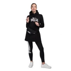Bluza damska z kapturem Lonsdale Pitlessie. Białe bluzy damskie Lonsdale, xs, bez wzorów, z dresówki, z kapturem. Za 278.50 zł.