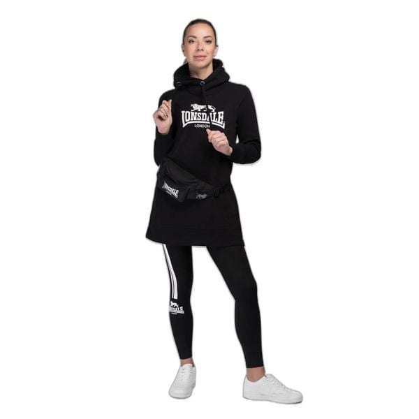 Bluza damska z kapturem Lonsdale Pitlessie. Białe bluzy damskie Lonsdale, xs, bez wzorów, z dresówki, z kapturem. Za 278.50 zł.