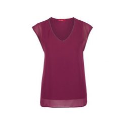 Odzież damska: S.Oliver T-Shirt Damski 34 Burgund