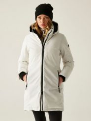 Regatta Kurtka zimowa "Marron" w kolorze białym rozmiar: 38. Białe kurtki damskie Regatta, na zimę, bez wzorów, z puchu, bez kaptura. Za 287.16 zł.