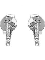 Vittoria Jewels Złote kolczyki-wkrętki z diamentami rozmiar: onesize. Szare kolczyki damskie Vittoria Jewels, z diamentem, złote. Za 652.99 zł.