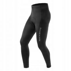 Spodnie kolarskie Rockbros oddychające z wkładką. Czarne spodnie sportowe damskie ROCKBROS, m, bez wzorów, z materiału, do biegania. Za 199.99 zł.