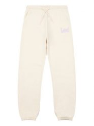 Lee Spodnie dresowe Wobbly Graphic LEG5001 Beżowy. Brązowe spodnie dresowe dziewczęce Lee, bez wzorów, z bawełny. Za 119.99 zł.