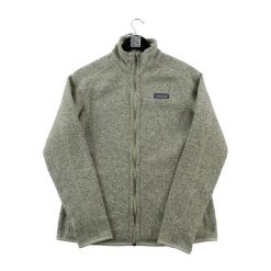 Second life - Kurtka polarowa damska beżowa - Jak nowy. Brązowe kurtki sportowe damskie Patagonia, m, bez wzorów, z jeansu, bez kaptura. Za 300.96 zł.