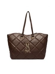 Steve Madden Torebka Bvuse 13001830 Brązowy ciemny. Brązowe shopper bag Steve Madden, ze skóry, bez dodatków. Za 559.99 zł.