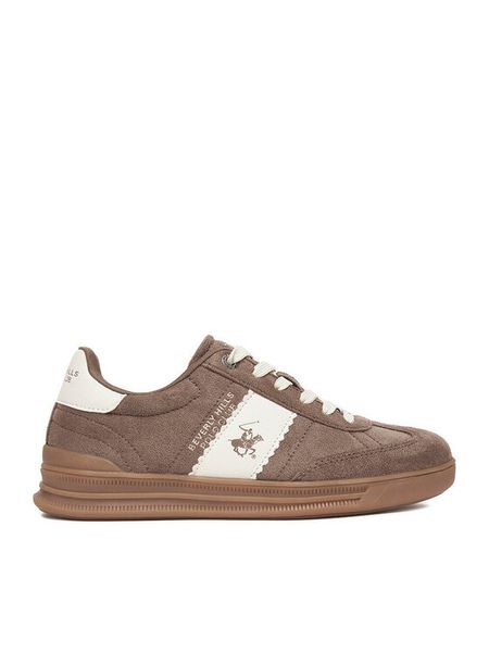 Beverly Hills Polo Club Sneakersy CEO-A1419104A Brązowy. Brązowe obuwie sportowe damskie Beverly Hills Polo Club, z materiału, bez zapięcia. Za 199.99 zł.