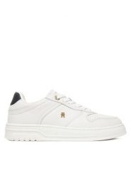 Tommy Hilfiger Sneakersy Th Sporty Cupsole Corp FW0FW09025 Biały. Białe obuwie sportowe damskie Tommy Hilfiger, ze skóry, bez zapięcia. Za 449.99 zł.