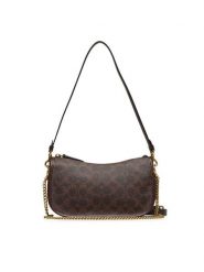 Coach Torebka Waverly CCC38 Brązowy. Brązowe torebki klasyczne damskie Coach, z materiału, bez dodatków. Za 1,209.00 zł.