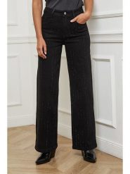 L'armoire de Suzette Dżinsy - Regular fit - w kolorze czarnym rozmiar: 38. Czarne jeansy damskie L'armoire de Suzette, z standardowym stanem. Za 219.08 zł.