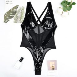 Body z transparentnymi pasami elegancki fason na wieczór Seiko. Czerwone body i gorsety Intica, bez wzorów, z materiału. Za 129.00 zł.