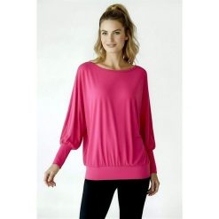 Bluzka damska do tańca i fitness różowa Latina 2skin. Czerwone bluzki damskie 2SkIN, bez wzorów, sportowe, bez kołnierzyka, bez ramiączek. Za 139.00 zł.