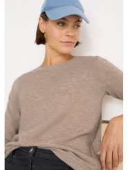 Cecil Sweter w kolorze szarobrązowym rozmiar: M. Brązowe swetry klasyczne damskie Cecil, m, bez kołnierzyka. Za 126.75 zł.