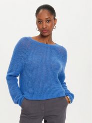 Marella Sweter Nievo 2423366254 Niebieski Regular Fit. Niebieskie swetry klasyczne damskie Marella, s, z syntetyku, bez kołnierzyka. Za 419.99 zł.