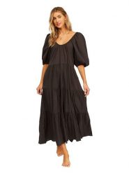 Billabong Sukienka "Endless Shore" w kolorze czarnym rozmiar: XS. Czarne sukienki damskie Billabong, bez wzorów, z bawełny, bez ramiączek. Za 110.04 zł.