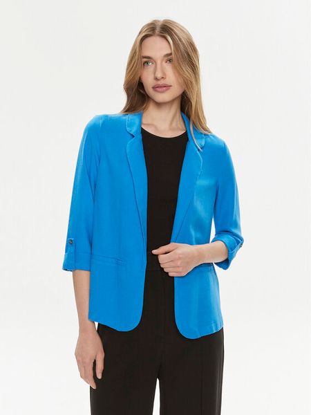 Vero Moda Marynarka Jesmilo 10279700 Niebieski Regular Fit. Niebieskie marynarki i żakiety damskie Vero Moda, m, bez wzorów, z wiskozy. Za 139.99 zł.