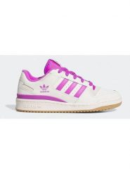 Adidas Skórzane sneakersy "Forum Low CL" w kolorze fioletowo-białym rozmiar: 38,5. Białe obuwie sportowe damskie Adidas, bez zapięcia. Za 357.63 zł.