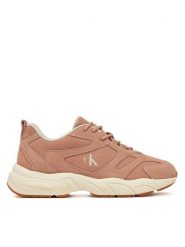 Calvin Klein Jeans Sneakersy Retro Tennis Low Mg Mix Media Wn YW0YW01639 Różowy. Czerwone obuwie sportowe damskie Calvin Klein Jeans, z jeansu, bez zapięcia. Za 319.99 zł.