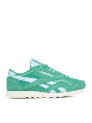 Reebok Sneakersy CEOSS-CLASSIC NYLON 100239365 Zielony. Zielone obuwie sportowe damskie Reebok, z nylonu, bez zapięcia. Za 249.99 zł.