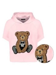 Sublevel Bluza w kolorze jasnoróżowym rozmiar: L. Różowe bluzy damskie Sublevel, l, z aplikacjami, z kapturem. Za 127.35 zł.