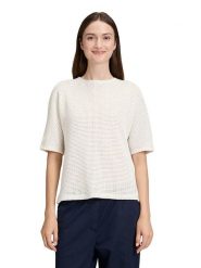 BETTY & CO Sweter w kolorze kremowym rozmiar: 42. Brązowe swetry klasyczne damskie Betty & Co, bez kołnierzyka. Za 74.46 zł.