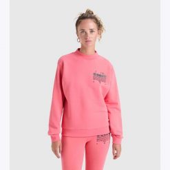 Bluza damska DIADORA L. SWEATSHIRT CREW MANIFESTO. Czerwone bluzy damskie Diadora, l, bez wzorów, bez kaptura. Za 119.99 zł.