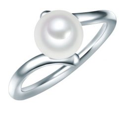 Valero Pearls Srebrny pierścionek srebro wysokiej próby Perła hodowlana słodkowodna srebrny Pierścionki 1 ct Damski. Szare pierścionki damskie Valero Pearls, z perłą, srebrne. Za 199.99 zł.