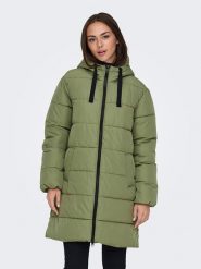 ONLY Płaszcz zimowy w kolorze zielonym rozmiar: XL. Zielone płaszcze damskie Only, na zimę, xl, bez wzorów, z puchu, bez kaptura. Za 131.74 zł.