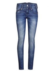Herrlicher Dżinsy - Skinny fit - w kolorze niebieskim rozmiar: W25. Niebieskie jeansy damskie Herrlicher. Za 92.21 zł.