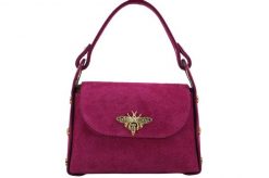 Listonoszka skórzana BARBERINI'S fuksja 957-14. Czerwone shopper bag Barberinis, bez wzorów, ze skóry, do ręki, bez dodatków. Za 179.99 zł.