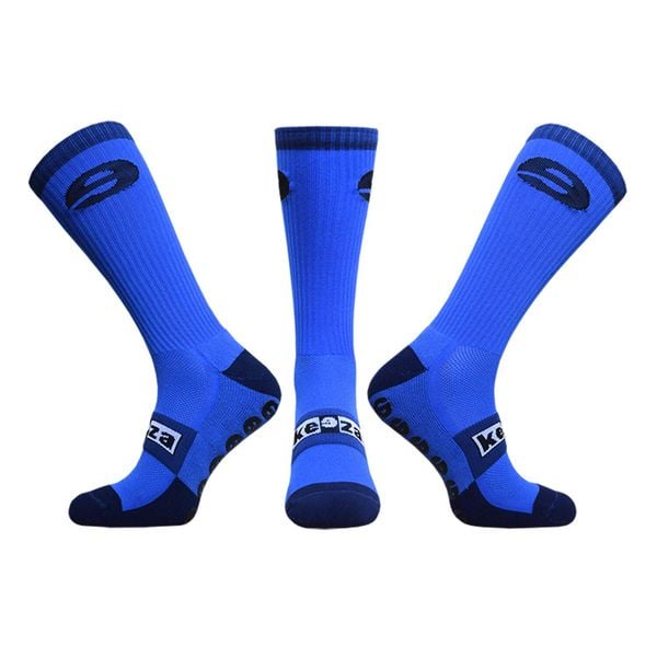 Skarpety antypoślizgowe KEEZA 2.0. Niebieskie skarpetki damskie KEEZA, bez wzorów. Za 41.00 zł.