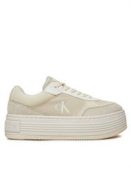 Calvin Klein Jeans Sneakersy YW0YW01638 Beżowy. Brązowe obuwie sportowe damskie Calvin Klein Jeans, z jeansu, bez zapięcia. Za 299.99 zł.