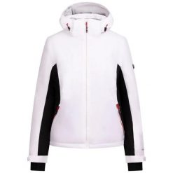 Kurtka Narciarska Damska Doris. Białe kurtki sportowe damskie Trespass, na zimę, xl, bez wzorów, bez kaptura. Za 415.99 zł.