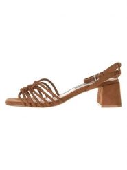 Pepe Jeans FOOTWEAR Sandały w kolorze jasnobrązowym rozmiar: 41. Brązowe sandały damskie Pepe Jeans FOOTWEAR, bez wzorów, z jeansu, z otwartym noskiem, bez obcasa, na koturnie, bez zapięcia. Za 136.45 zł.