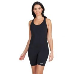 Leggins Zoggs Cottesloe – Czarny – Rozmiar 32. Czarne kombinezony damskie Zoggs, l, bez wzorów, sportowe, bez kołnierzyka, bez ramiączek. Za 1,145.84 zł.