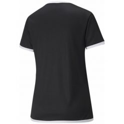 Damska koszulka piłkarska teamLIGA PUMA Black White. Białe bluzki damskie Puma, xs, bez wzorów, bez kołnierzyka, bez ramiączek. Za 109.00 zł.