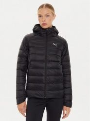 Puma Kurtka puchowa PackLITE 849407 Czarny Slim Fit. Czarne kurtki damskie Puma, xs, bez wzorów, z puchu, bez kaptura. Za 407.99 zł.