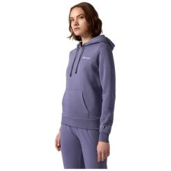 Bluza damska Champion Hooded Sweatshirt. Fioletowe bluzy damskie Champion, bez wzorów, z bawełny, z kapturem. Za 203.99 zł.