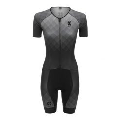 Damski strój triathlonowy Kalas TRI Perform Z1. Szare kombinezony damskie KALAS, m, bez wzorów, z tkaniny, bez kołnierzyka, bez ramiączek. Za 1,050.05 zł.
