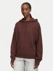 HUGO Bluza Delfinia 50522423 Brązowy Regular Fit. Brązowe bluzy damskie Hugo, xxl, bez wzorów, z bawełny, bez kaptura. Za 554.99 zł.