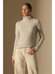 Perfect Cashmere Kaszmirowy golf "Willow" w kolorze kremowym rozmiar: S. Brązowe golfy damskie Perfect Cashmere, s, bez wzorów, z kaszmiru, bez ramiączek. Za 528.34 zł.