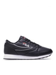 Fila Sneakersy Orbit Low Wmn 1010308.25Y Czarny. Czarne obuwie sportowe damskie Fila, ze skóry, bez zapięcia. Za 189.99 zł.