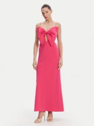 BARDOT Sukienka wieczorowa Paula Bow 59621DB Różowy Regular Fit. Czerwone sukienki damskie Bardot, bez wzorów, z syntetyku, wizytowe, bez ramiączek. Za 449.99 zł.