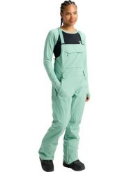 Burton Spodnie narciarskie "Reserve 2L Stretch Slim" w kolorze miętowym rozmiar: M. Zielone spodnie dresowe damskie Burton, l, bez wzorów. Za 609.95 zł.
